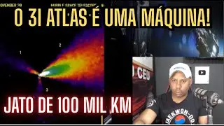 URGENTE: NOVAS FOTOS ABSURDAS DO TELESC&Oacute;PIO HUBBLE DO 3I ATLAS MOSTRAM JATOS DE MAIS DE 100 MIL KM!