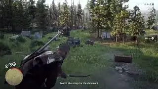 Red Dead Redemption 2 Online: Taking down a camp w a Bow in deadly fashion 🏹 [ XBOX SERIES X]