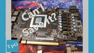 This RX 5600XT was listed as not working on eBay. Can a good cleaning help?