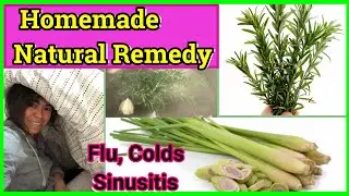 Herbal Steam Bath for FLU, Colds, Headache, Respiratory illness and Sinus Pressure | Super Ceci