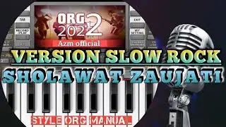 ORG slow rock apk version sholawat || ZAUJATI || Karaoke/lirik/terjemahan by : Azm