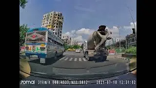 Dashcam Video of Newtown to Kolaghat via Kona Expressway (4X)