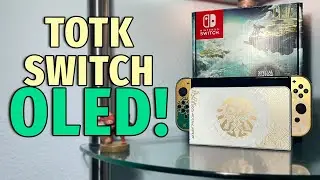 TotK Special Edition Switch OLED Unboxing | It's Beautiful!