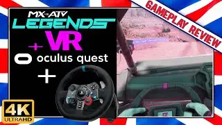 VR  + Logitech G29 Wheel TEST | MX vs ATV LEGENDS | Oculus Quest + Link Air