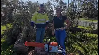 Blind Man Dan reviews STIHL MSA 300C Chainsaw