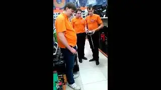 Испытание игрушечного танка КВ-1