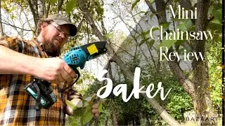 Saker Mini Chainsaw Review- Amazon Chainsaw #saker #chainsaw #minichainsaw #review