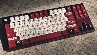 Mr. Suit Red - Sound Test v4.0 (No Case Foam | JTK FC Cherry Profile | Raed Linear | PC Plate)