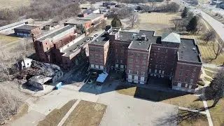 Abandoned Remains: The Eloise Asylum: Drone Footage (Westland, Michigan)