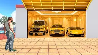 Franklin Open Secret Gold Garage in Indian Bike Driving 3D