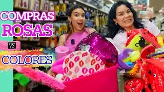 COMPRAS ROSAS VS TODOS LOS COLORES | AnaNANA TOYS