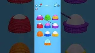 Water Sort Game With i Twist ! 🧶 Cozy Knitting: Color Sort Game - Gameplay Walkthrough | Level 10 |