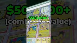 WE GRADED A $500,000 POK&Eacute;MON CARD COLLECTION 🤯 GRADE REVEAL #shorts #pokemon #pokemoncards