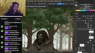 Eberron Art Stream ep 580 - Gatekeeper Druid - 4