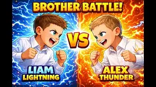 ⚡ Liam Lightning vs Alex Thunder ⚡ Epic Challenge!