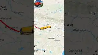 New Delhi Dibrugarh rajdhani express#rajdhani #train #trainjourney #trainlover #map