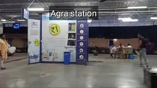 Agra railway station view