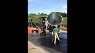 Alex Sokol Blosser takes on the #ALSicebucketchallenge