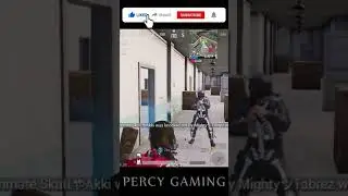 Epic🔥 1v4 Clutch Moments || #shorts #pubgmobile #percygaming