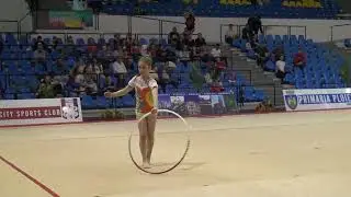 #rhythmicgymnastics Catinca Pastia   LPS &bdquo;Szas Adalbert&rdquo; Targu Mures   Hoop   CN Copii 2017