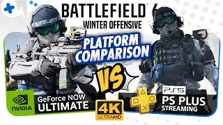 Battlefield 6: Зимнее наступление | GeForce NOW против PS5: трансляция в 4K