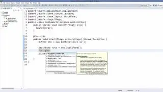 JavaFx Tutorial For Beginners 3   How to Create Your First JavaFX Application