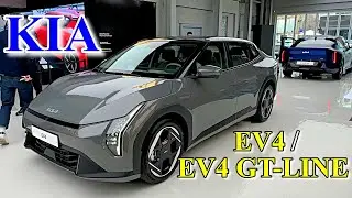 2026 KIA EV4 / EV4 GT-LINE NEW - exterior & interior overview
