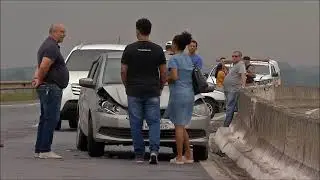 Divinópolis: 11 veículos se envolvem em acidentes na MG-050