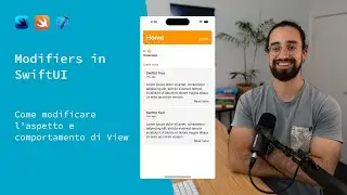Modifiers in SwiftUI: background, font, padding e frame. Come si modificano le view in SwiftUI