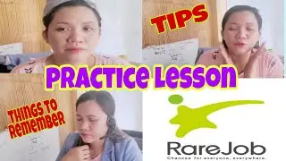 My Practice Lesson Experience in RareJob! ❤️