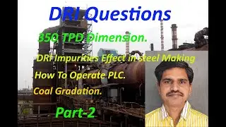 DRI Questions (sponge iron making) part-2