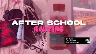 MY AFTER SCHOOL ROUTINE *realistic* hygiene, outfit, winding down 