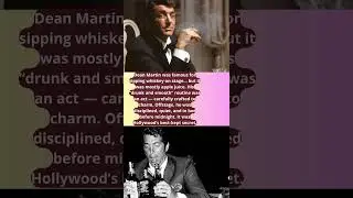 Dean Martin Created His Drunk Persona &mdash; but Rarely Got Drunk #facts #history #hollywood #new