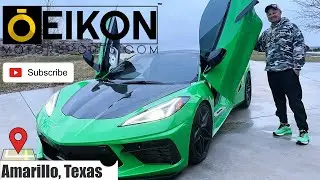 C8 Corvette Lambo Door Installation | Amarillo Texas