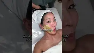 A 24k GOLD FACIAL?!! #skincare #facial #goldfacial #koreanskincare