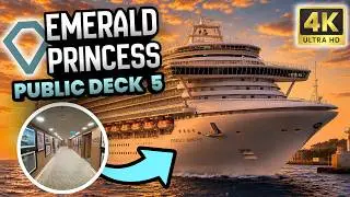 Emerald Princess Public Deck 5 | Tall Man's Cruise Adventures