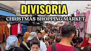 DIVISORIA  SHOPPING MARKET SCENES AT MANILA PHILIPPINES 🇵🇭