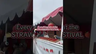 Foodie at the strawberry festival 🍓 #strawberryfestival #ventura #strawberry #foodie #vlog