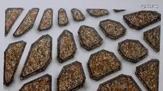 اسلوب ابداعي لعمل ديكور حوائط ثري دي . شرائح من رخام الجرانيت