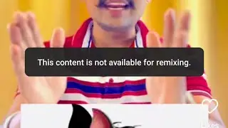 Fix This content is not available for remixing