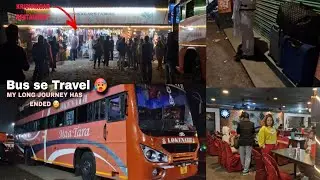 Bus se Travel 😀 | My long journey has ended | kisnanagar west bangle vlog hindi