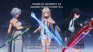 Cartethyia & Chisa Against TOA 2.8 Hazard Tower Floor 1 & 2 | Wuthering Waves