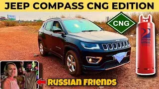 Jeep Compass with CNG Kit | Living with Russians in Goa🏖