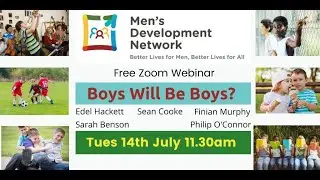 Boys Will be Boys?  Men's Network & White Ribbon host Special Guests on 14th July 2020