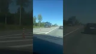 СТРАШНЫЕ КАДРЫ ⟩ Автобус Lux Express сбил медведя