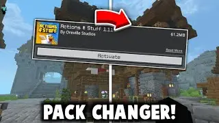 In-Game Texture Pack Changer For Minecraft Bedrock! (Mobile & PC 0.26+)
