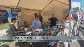Benton hosts Party on the Path as eclipse visitors roll in