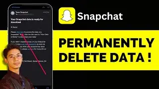 How To Delete Snapchat Data Permanently | Delete Snapchat Account Data !