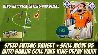 ST ENTENG MAKSIMAL!! Speed Ngacir + Skill Move B5, Auto Banjir Gol Pake Depay‼️- FC MOBILE