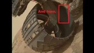 NASA's Mars Rover Curiosity's New Wheel Images Show Damage